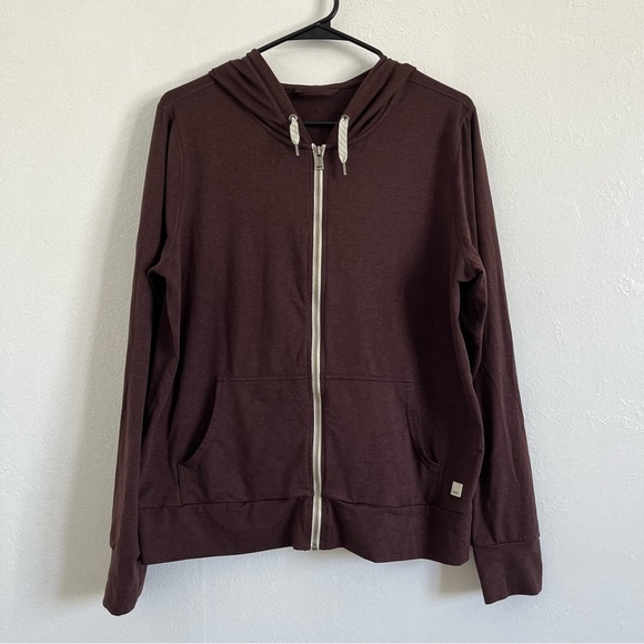 Vuori Jackets & Blazers - Vuori Women's Halo Performance Hoodie Mahogany Burgundy